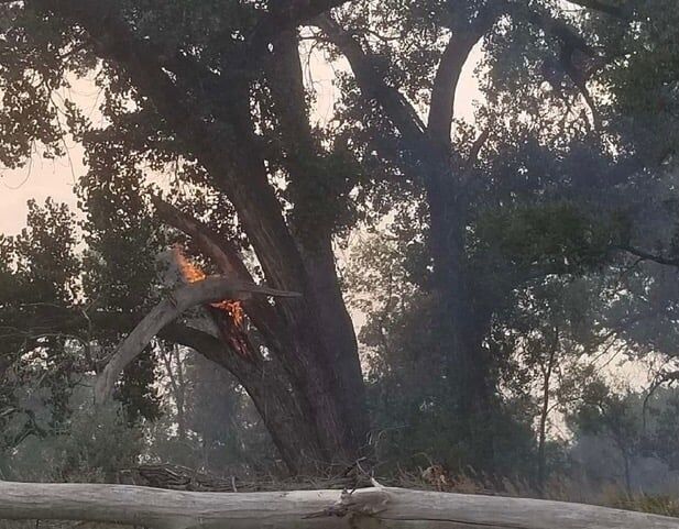 Poverty Flats Fire burning 75,000 acres near Hardin